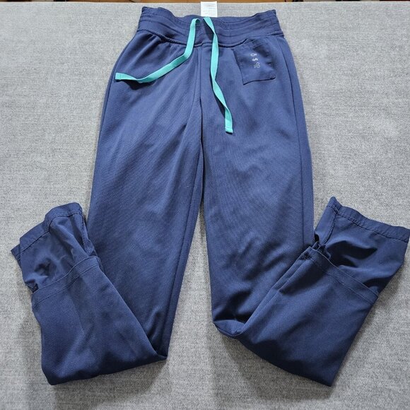 Figs Scrub Pants Womens XXS Yola Navy Blue FREEx Lined  High Waist W23SW2007 - Picture 12 of 14